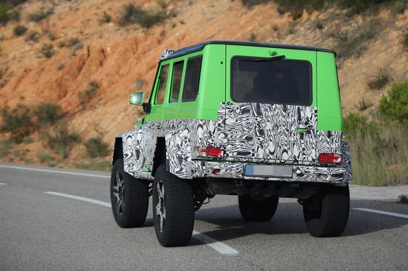 Mercedes G-klass snart i galet grön monsterversion