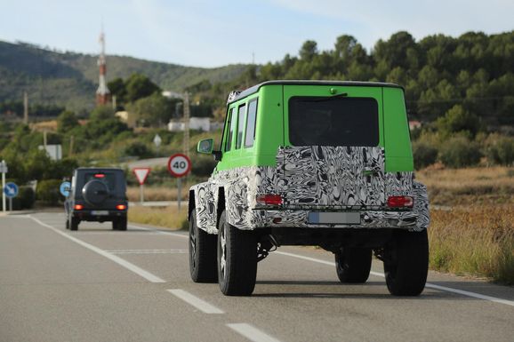 Mercedes G-klass snart i galet grön monsterversion