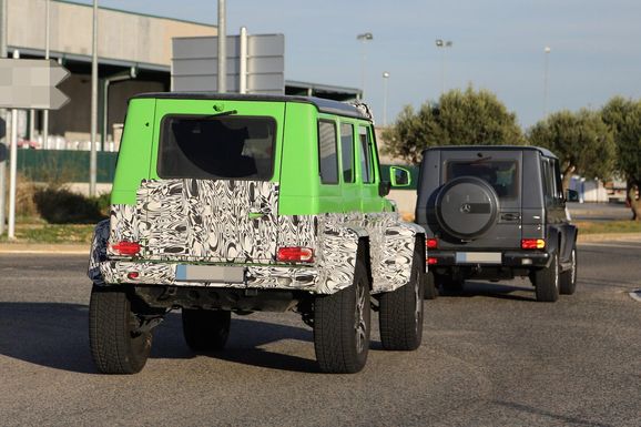 Mercedes G-klass snart i galet grön monsterversion