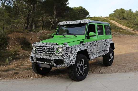 Mercedes G-klass snart i galet grön monsterversion