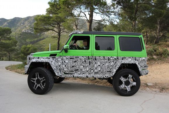 Mercedes G-klass snart i galet grön monsterversion