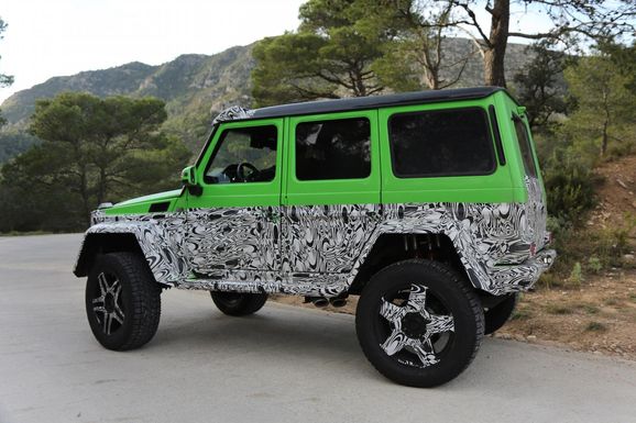 Mercedes G-klass snart i galet grön monsterversion