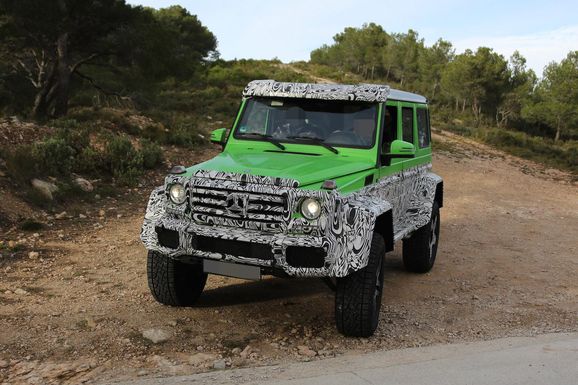Mercedes G-klass snart i galet grön monsterversion