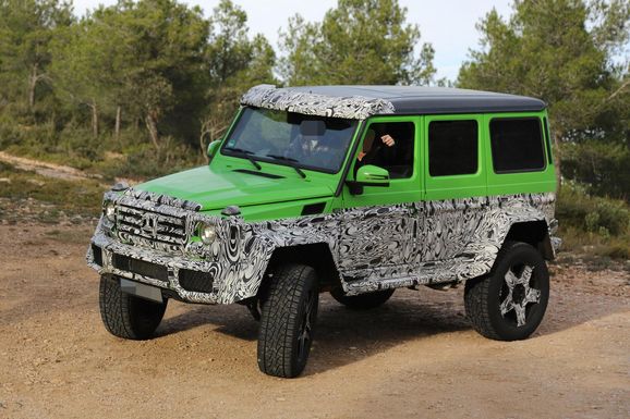 Mercedes G-klass snart i galet grön monsterversion