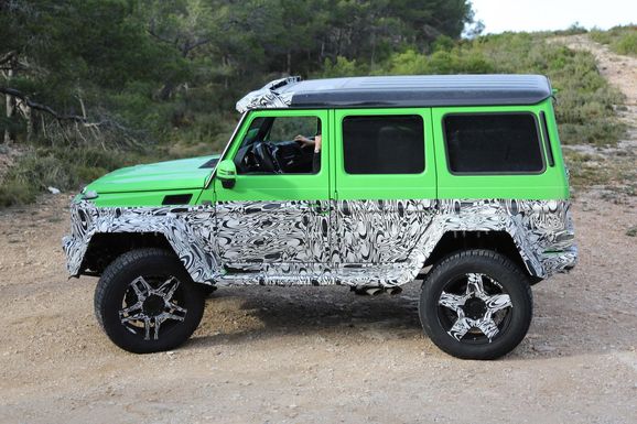 Mercedes G-klass snart i galet grön monsterversion