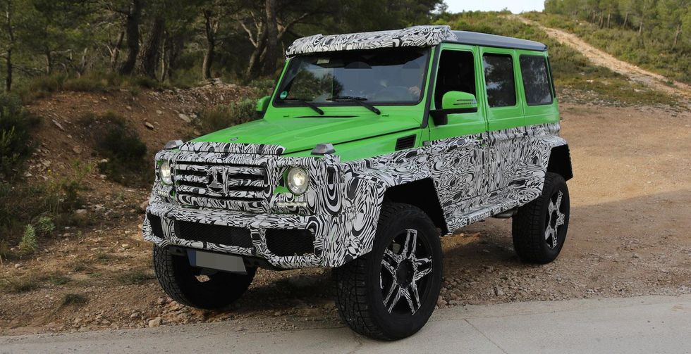 Mercedes G-klass snart i galet grön monsterversion