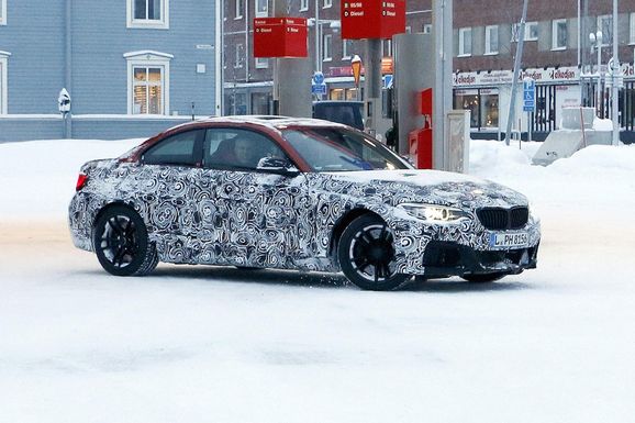 BMW testkör mystisk prototyp på svensk väg