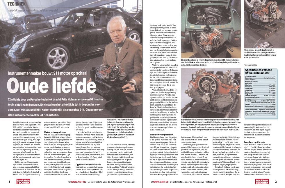 Minsta och tuffaste Porschemotorn du sett