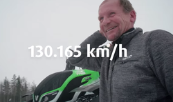 Finsk rallyvärldsmästare satte nytt hastighetsrekord