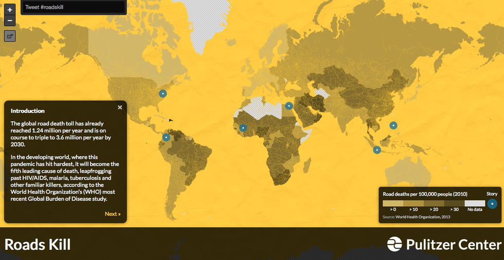 Karta: Här skördar trafiken flest dödsoffer
