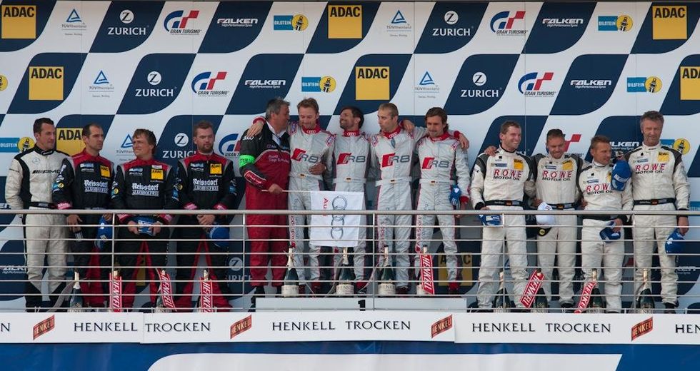 Audi tar över förstaplatsen efter Mercedes på Ringen