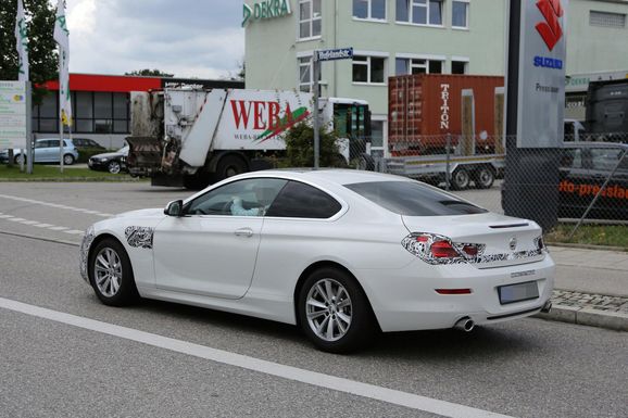 Ovanligt lite maskering på uppdaterad BMW 6-serie