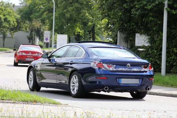 Ovanligt lite maskering på uppdaterad BMW 6-serie