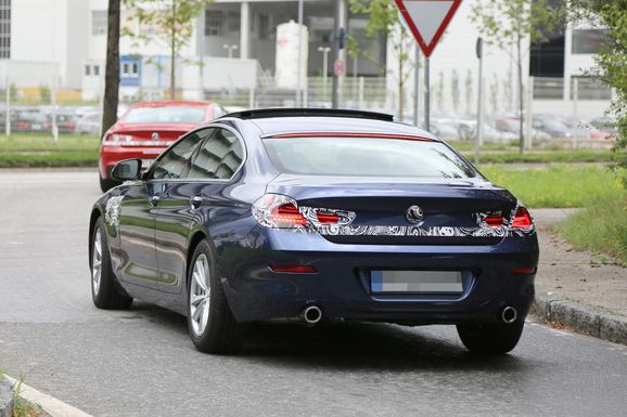 Ovanligt lite maskering på uppdaterad BMW 6-serie