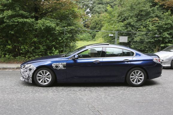 Ovanligt lite maskering på uppdaterad BMW 6-serie