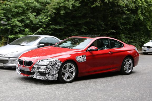 Ovanligt lite maskering på uppdaterad BMW 6-serie