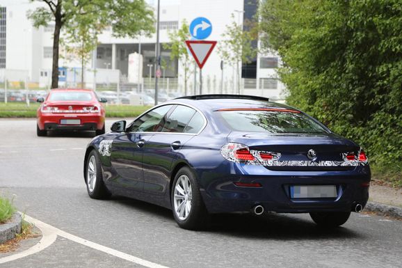 Ovanligt lite maskering på uppdaterad BMW 6-serie