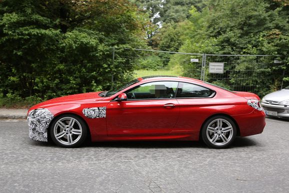 Ovanligt lite maskering på uppdaterad BMW 6-serie