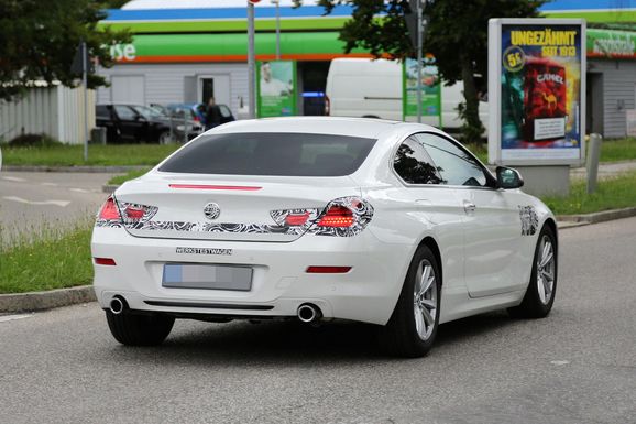 Ovanligt lite maskering på uppdaterad BMW 6-serie