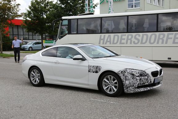 Ovanligt lite maskering på uppdaterad BMW 6-serie