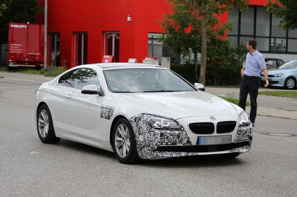 Ovanligt lite maskering på uppdaterad BMW 6-serie