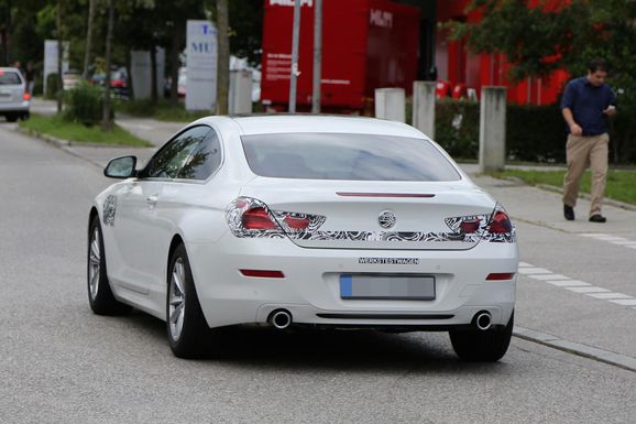 Ovanligt lite maskering på uppdaterad BMW 6-serie
