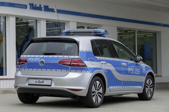 Volkswagen e-Golf redo för tjänstgöring hos polisen