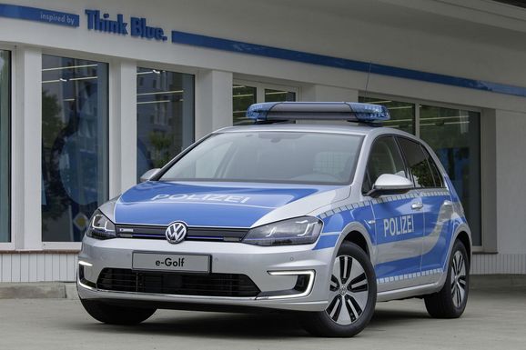 Volkswagen e-Golf redo för tjänstgöring hos polisen