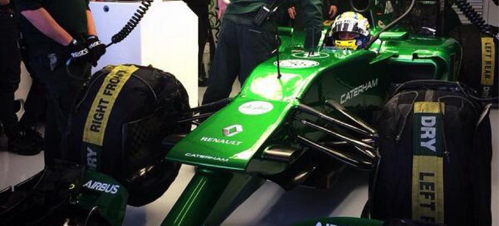 F1: Caterham visar upp Marcus Ericssons nya bil