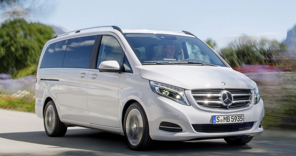 Mercedes V-klass fraktar din familj i lyx