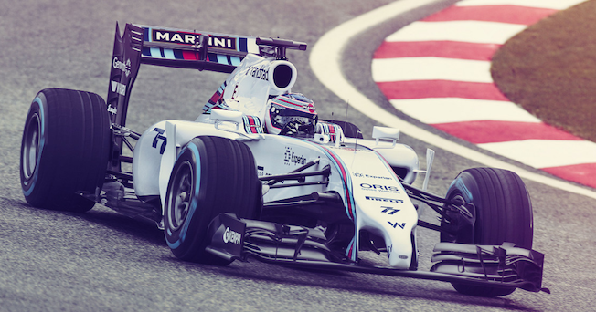 Williams F1 byter till segerkostym
