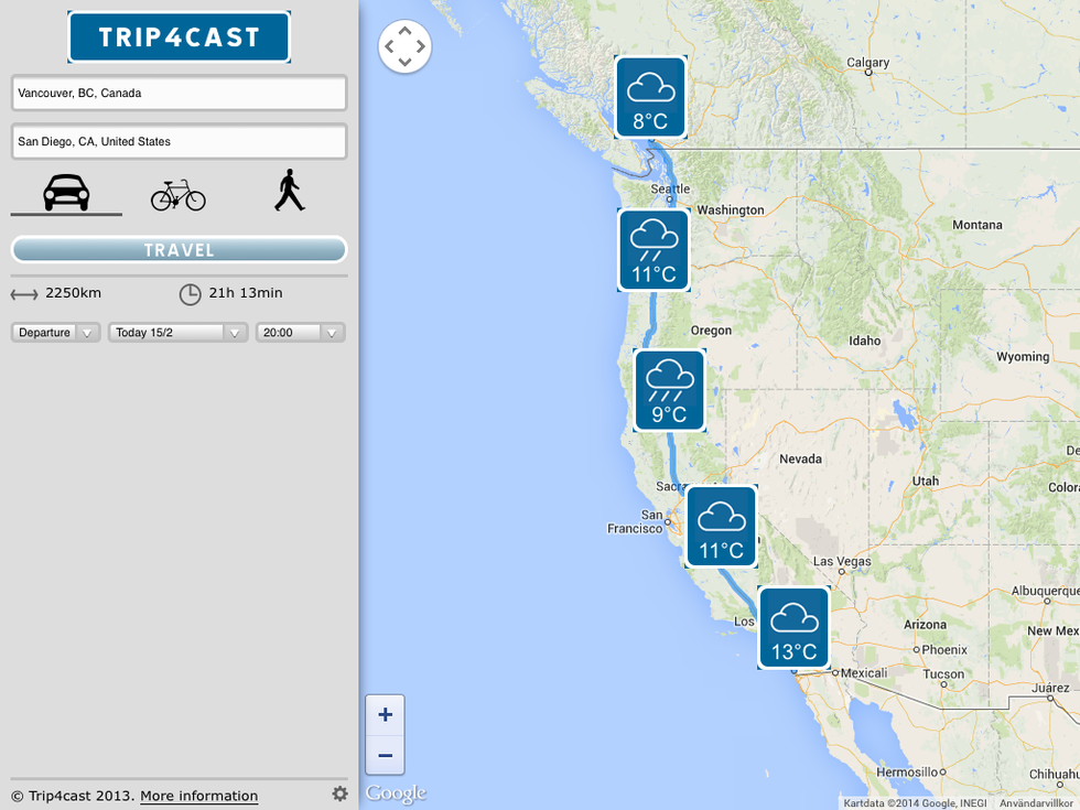 Smart app bjuder på bra bilväder