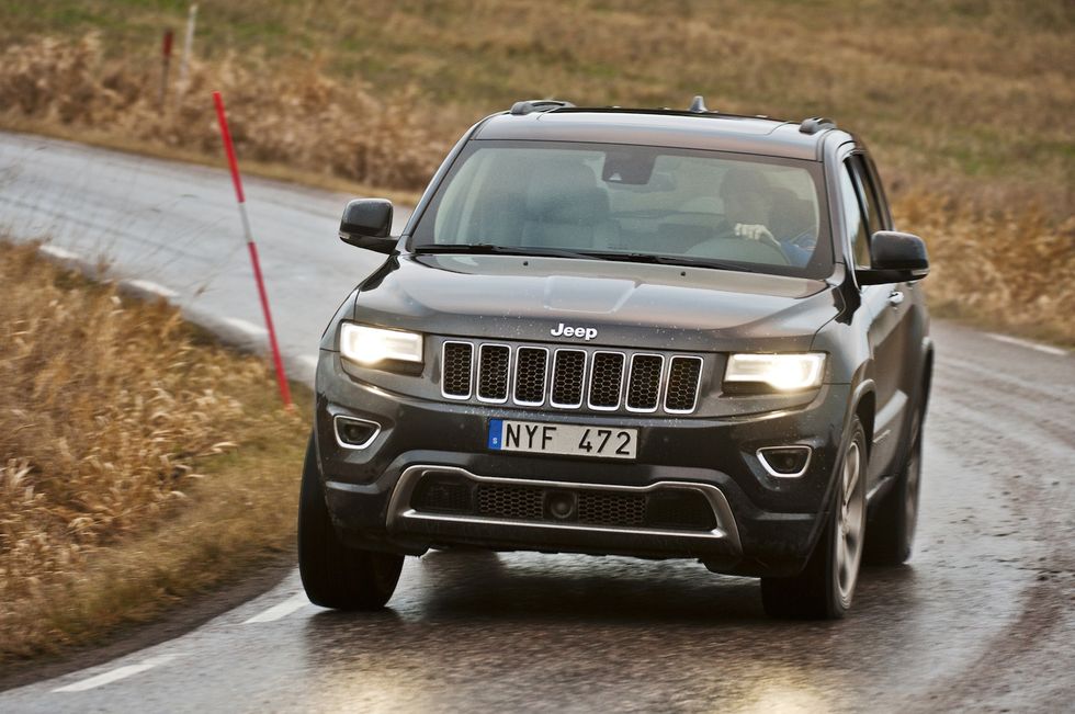 Jeep Grand Cherokee återkallas för bromsfel