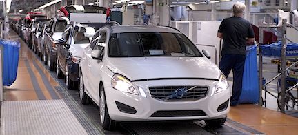 Brand stoppade Volvo