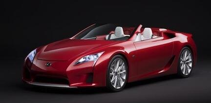 Lexus lanserar LF-A Roadster och helt ny GS