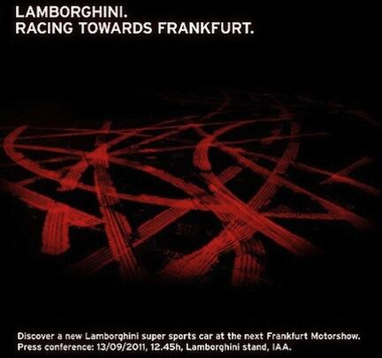 Lamborghini teasar ny modell i Frankfurt
