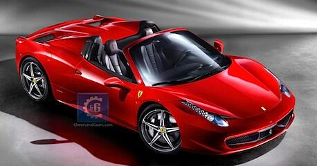 Ferrari 458 Italia Spider – första bilderna