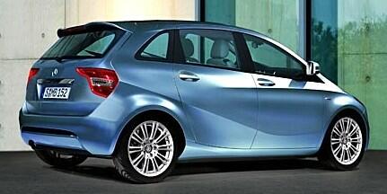 Första bilderna på B-klass har läckt ut