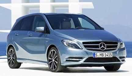 Första bilderna på B-klass har läckt ut