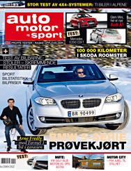 Nummer 2: På glatta med BMW 5-serie