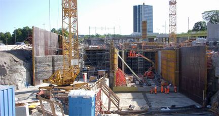 Genombrott i Norra länken-tunneln