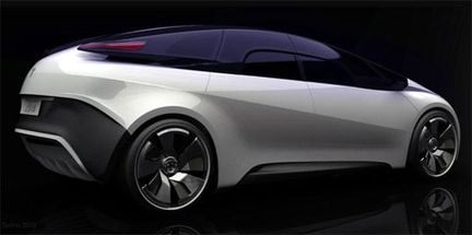 Designskola visar alternativ Tesla