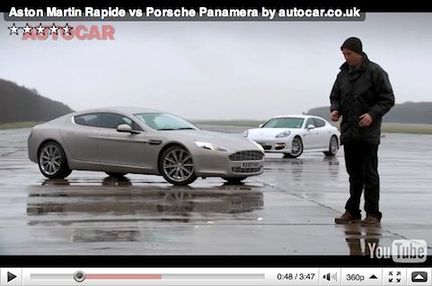 Panamera mot Rapide - vem är snabbast?