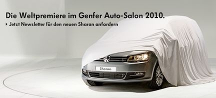 VW smygvisar redan nya Sharan