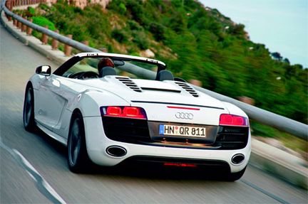 Audi R8 Spyder: Mer ljud