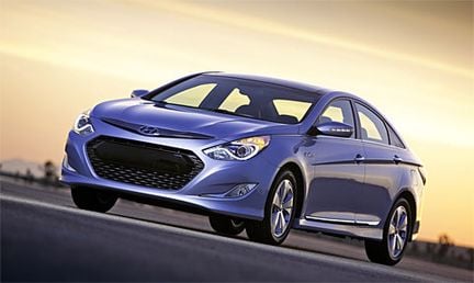 Hyundai Sonata Hybrid blir riktigt snål