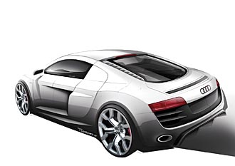 BILD-FROSSERI: Audi R8 V10 5,2 FSI quattro