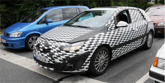 Nya Opel Astra utan maskering!