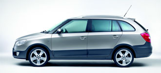 Skoda Fabia kommer i scoutkostym