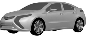 Här är hela Opel Ampera på bild